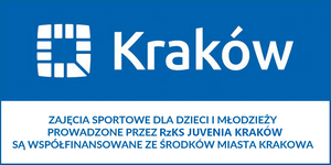 Zajęcia sportowe dla dzieci i młodzieży są współfinansowane ze środków Miasta Krakowa